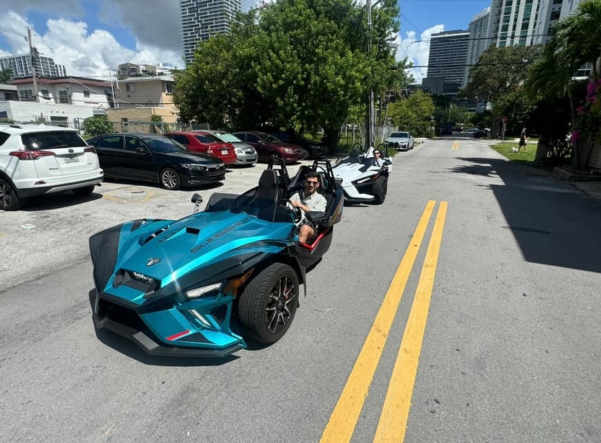 2 Hours Slingshot Rental Miami - We The Best !! - Picking up or receiving the Slingshot in Miami
