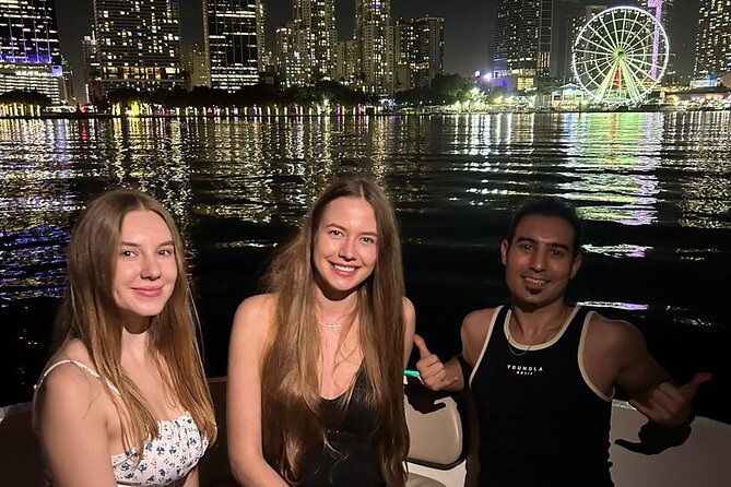 2 hrs Miami Private Boat Tour with Cooler, Ice, Bluetooth Stereo - Miami at night, seen from a private boat