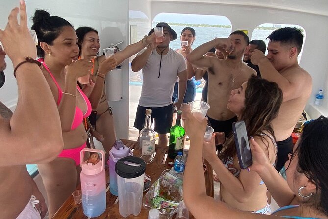 3 Hour Party Boat Jet ski Banana Tube and open bar in Miami - Pace Picnic Island is the main event