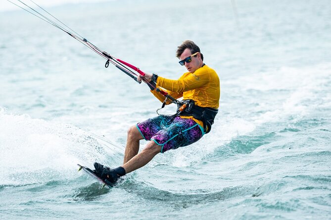 3 hour private Kiteboarding Lesson in Miami - The boat ride adds more than transportation