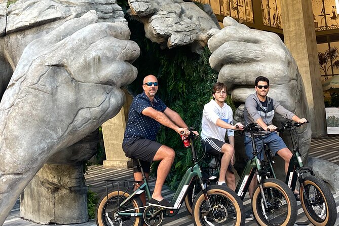 4 hr Family Bundle Electric Bike Rentals Fort Lauderdale - Following Riverwalk beside the New River