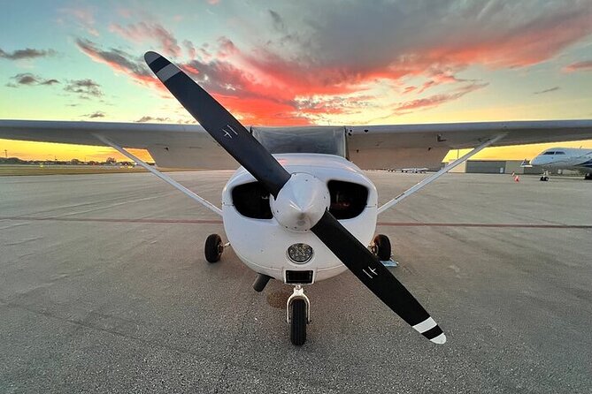 45-Minute Miami Beach Sunset Breathtaking Flight Tour - The Port of Miami from the sky