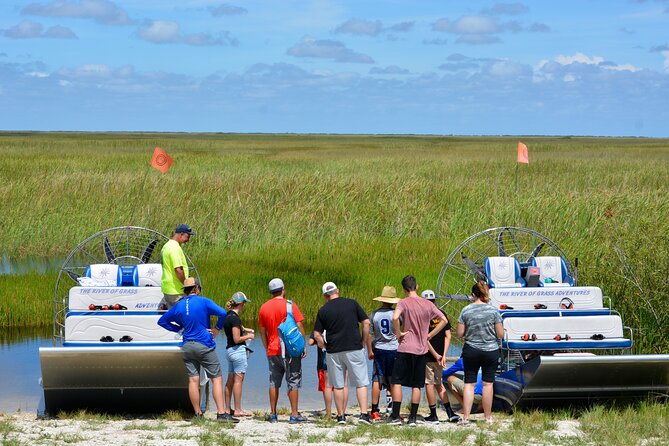 60 Minute Small Group Semi Private Everglades River Of Grass Airboat Charter - The small comforts that make the ride better