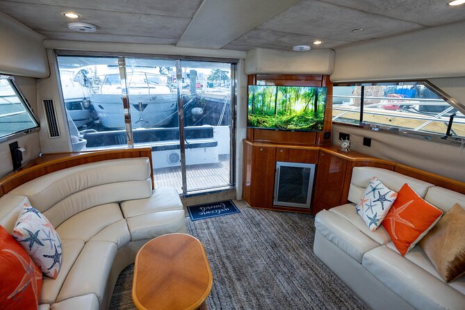 70ft + Free Hour | Miami Yacht Rental | 3 to 8 Hours | 13 ppl - Cruising the Miami River for about 40 minutes