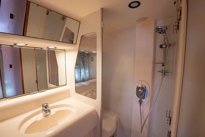 70ft + Free Hour | Miami Yacht Rental | 3 to 8 Hours | 13 ppl - Passing Brickell Avenue Bridge