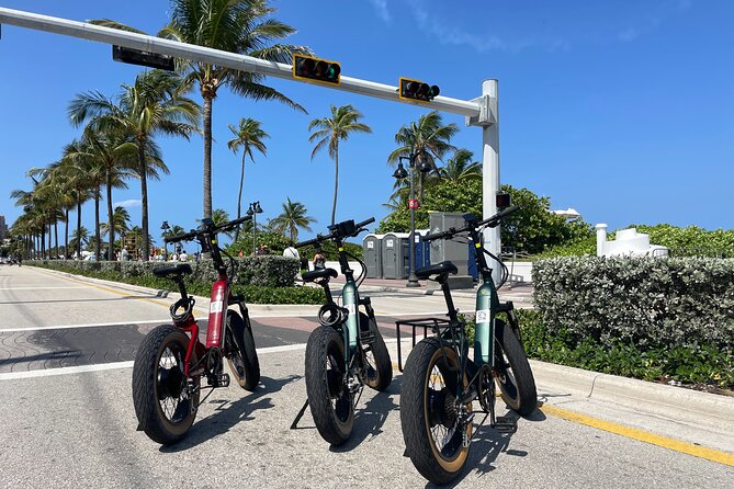 90 min Electric Bike Tour of Fort Lauderdale (min 2) - Andrews Bridge and the old-style Downtowner