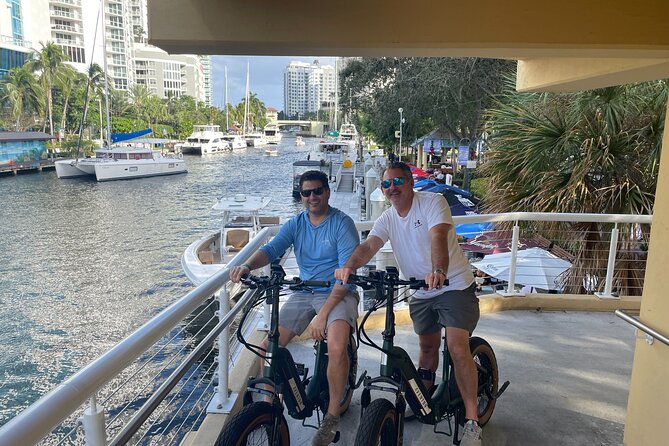 90 min Electric Bike Tour of Fort Lauderdale (min 2) - Millionaire’s Row and the Intracoastal