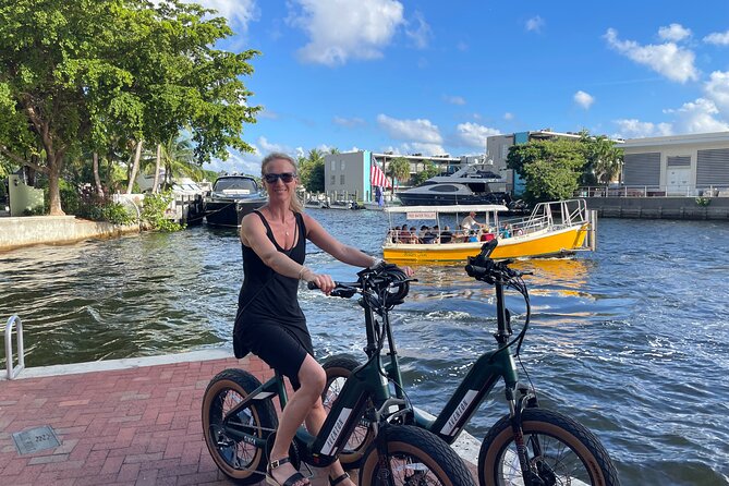 90 min Electric Bike Tour of Fort Lauderdale (min 2) - Port Everglades from 17th Street
