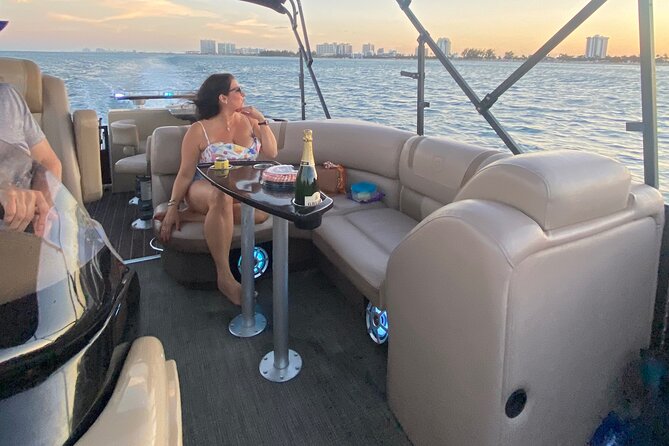 Aqua Patio Party Pontoon Charter up to 13 people - Seeing Fort Lauderdale as the yacht capital of the world