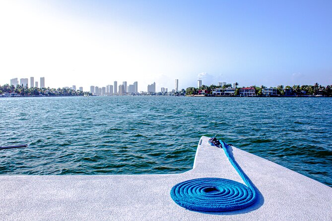 Aquatic Adventure: Boat Tour with Jetskis, Tubing, and Open Bar - Taking a break on the party platform