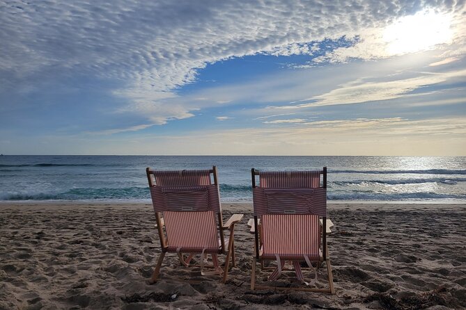 Beach Chair Rental Service with Cabana and JBL Speaker and more - Optional add-ons for a more active beach day