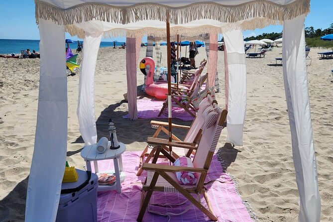 Beach Chair Rental Service with Cabana and JBL Speaker and more - Who will enjoy this most?