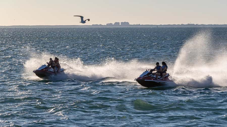 Best Jet Ski Rental in Miami with Free Boat Ride - The 15-minute speedboat ride