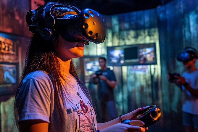 Bundle: 1 hour Axe Throwing+ 1 hour VR Escape Game - The Second Hour: Ten Virtual Worlds to Choose From