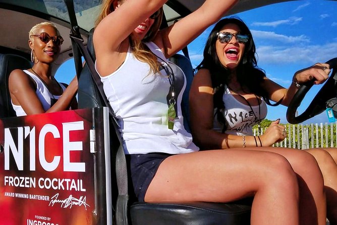 Discover South Beach Golf Cart Tour - Ocean Drive, with a practical traffic warning