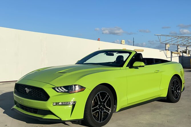 Drive a Mustang Convertible - Pickup at 237 20th Street in Miami Beach