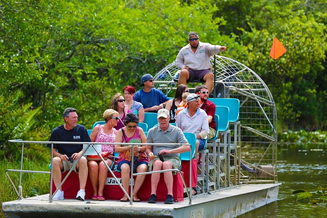 Everglades Airboat Safari Adventure with Transportation - The real attraction: a fast ride through shallow water