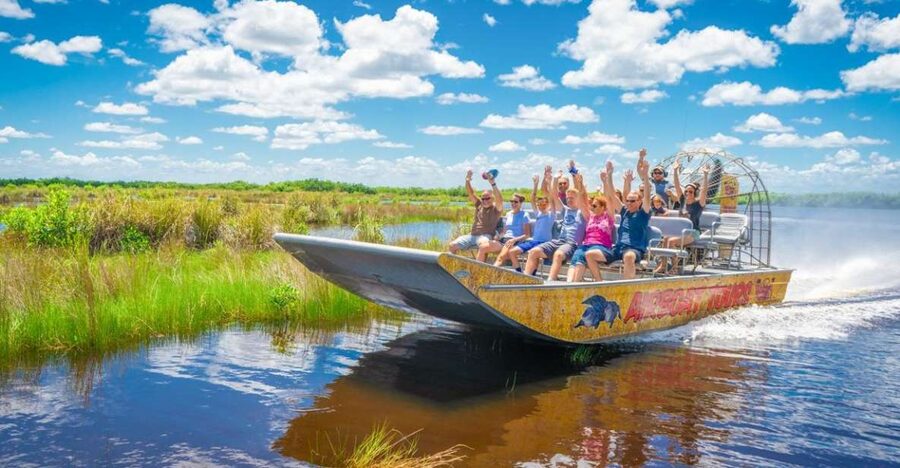 Everglades: Mangrove, Grassland Airboat Tours, & Boardwalk - Two Everglades habitats from an airboat