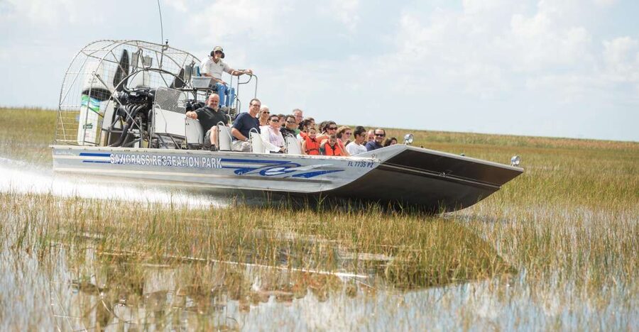 Everglades: Sawgrass Park Day Time Airboat Tour & Exhibits - Finding alligators without a guarantee