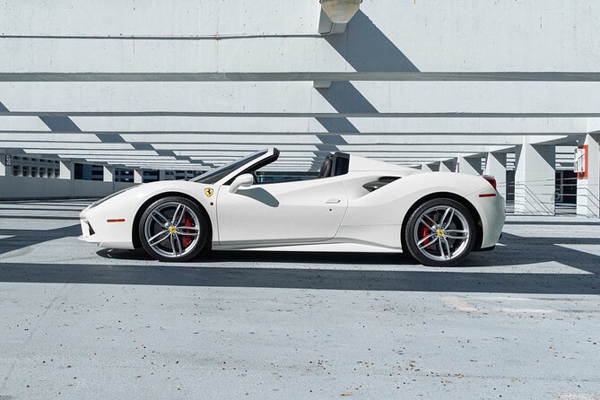 Ferrari 488 Spider - Supercar Driving Experience Tour in Miami, FL - Weather and Miami traffic can change the experience