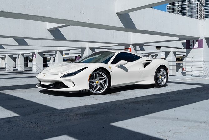 Ferrari F8 Tributo - Supercar Driving Experience Tour in Miami, FL - Taking the wheel on Collins Avenue