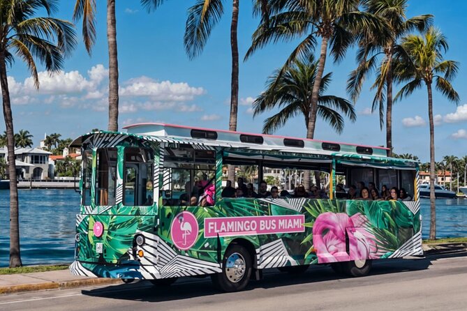 Flamingo Bus Miami Tours | Miami's Only Open-Air Trolley! - Starting at 1599 N Bayshore Drive
