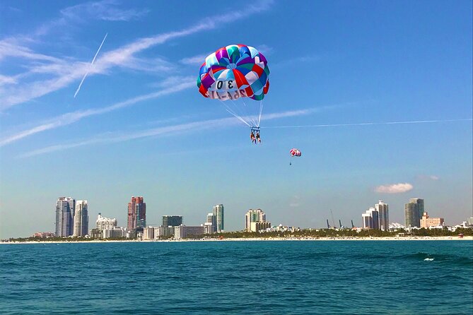 Fly South Beach Via Flysobe Parasail - Miami Beach Marina is the practical starting point