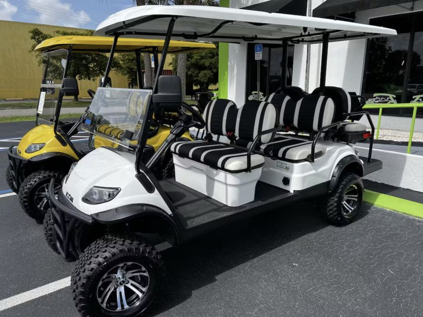 Fort Lauderdale: 6 People Golf Cart Rental - Price, deposits, and the real value