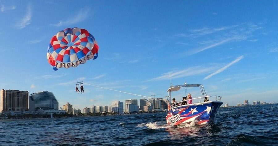 Fort Lauderdale: 90-Minute Parasailing Adventure - Stay Dry, Touch the Water, or Get Dunked