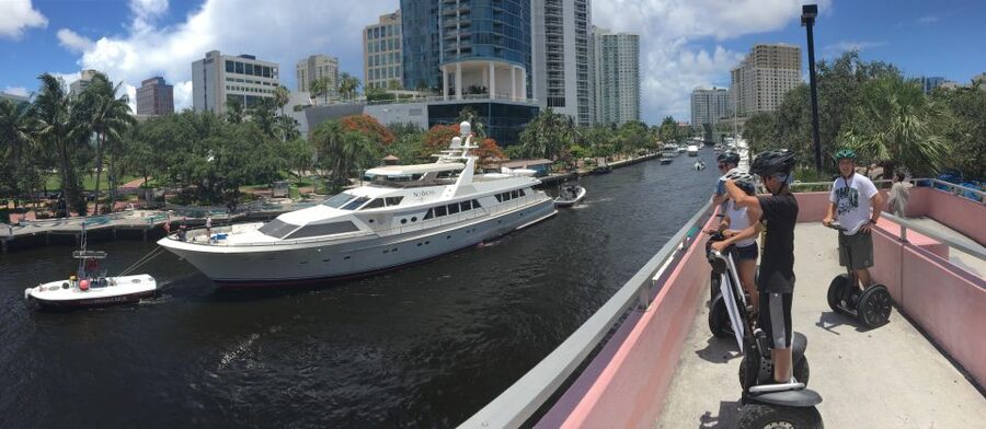Fort Lauderdale: Famous Yachts and Mansions Segway Tour - Riding through Fort Lauderdale’s mansion district