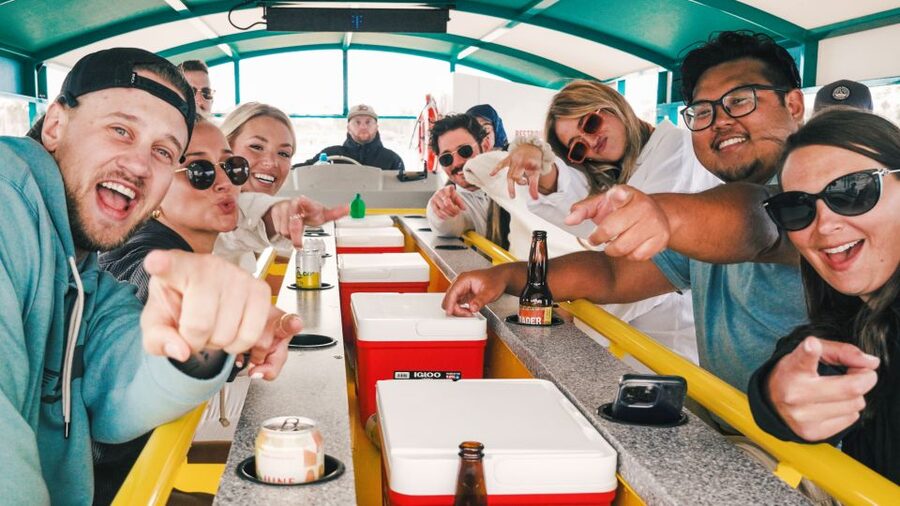 Fort Lauderdale: Holiday Lights Tour with Downtown Views - BYOB, music, and the onboard setup