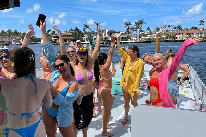 Fort Lauderdale's Largest Party Pontoon - The Intracoastal mansion views