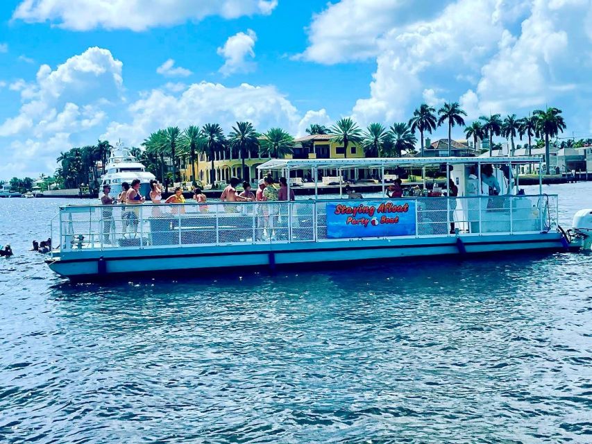 Fort Lauderdale: Scenic Boat Trip w/ Swim Stop & Inflatables - Forty minutes on Fort Lauderdale’s waterways