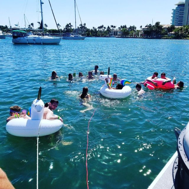 Fort Lauderdale: Scenic Boat Trip w/ Swim Stop & Inflatables - BYOB rules and what to pack