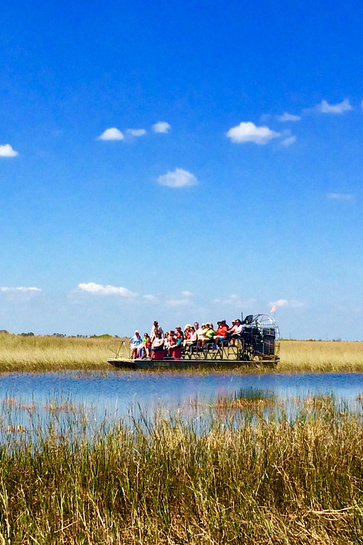 From Miami: Everglades Airboat Alligator Tour with Transfer - Covered boats, sun, rain, and sound