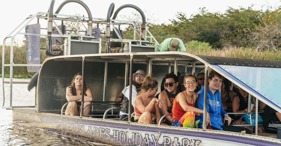 From Miami: Everglades Airboat, Wildlife Show & Bus Transfer - From Miami to the River of Grass