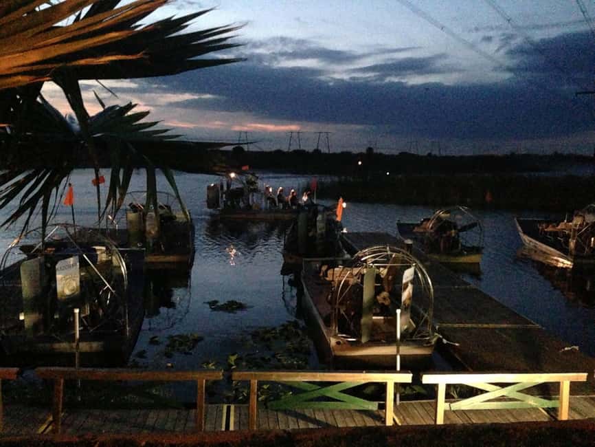 From Miami: Everglades at Night with Guided Airboat Tour - Pickup points and the return to Miami