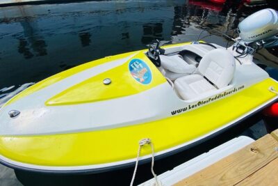 Ft. Lauderdale Mini Powerboat Rental. Canal, Yacht, Mansion Tour