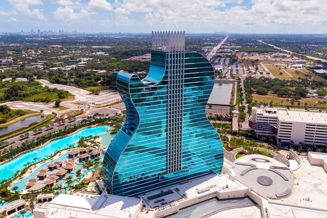 Guitar Hotel or Miami Dolphins Stadium Helicopter Tour - Hard Rock Stadium from the air