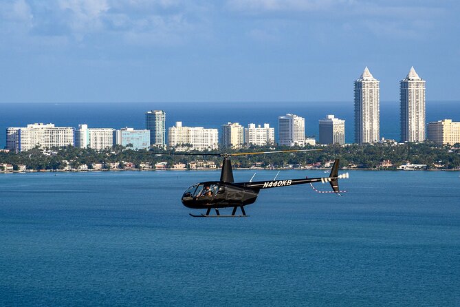 Helicopter Tour- Hard Rock Guitar, Miami & Gold Coast Tour - Miami Beach, then back toward Fort Lauderdale
