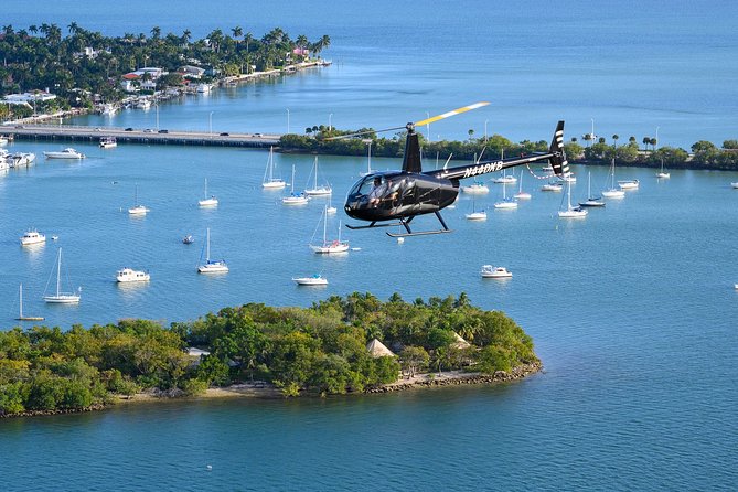 Helicopter Tour-Miami Iconic Coast and City Views - Haulover sandbar, Bal Harbour, and North Miami Beach