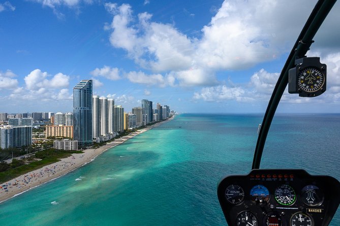 Helicopter Tour-Miami Iconic Coast and City Views - Following the coast from Hollywood to Sunny Isles