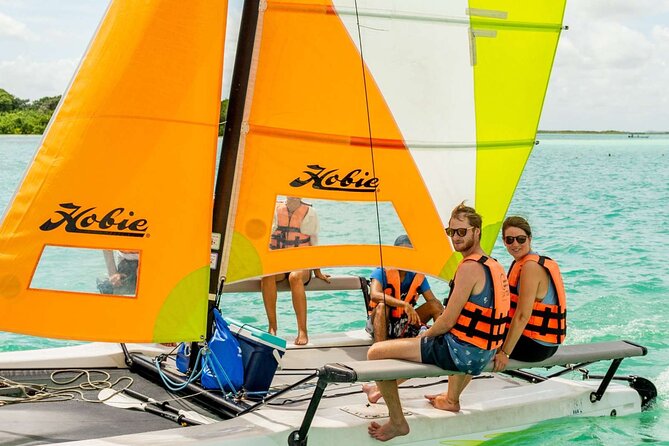 Hobie Cat Sailing with Miami Watersports - Taking the helm on Biscayne Bay