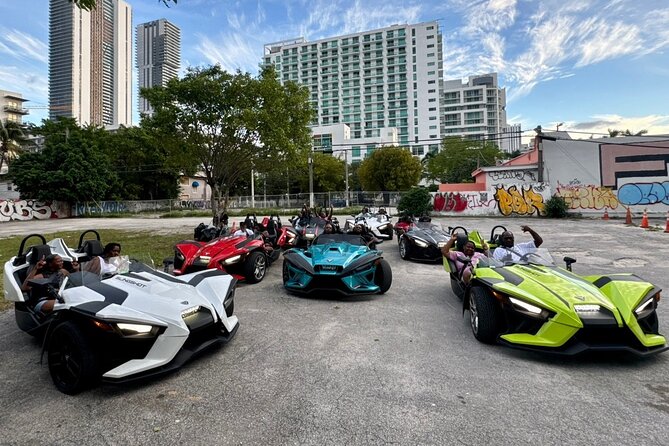 Hourly & Daily Slingshot Rental Miami - Bluetooth music and the small details that matter