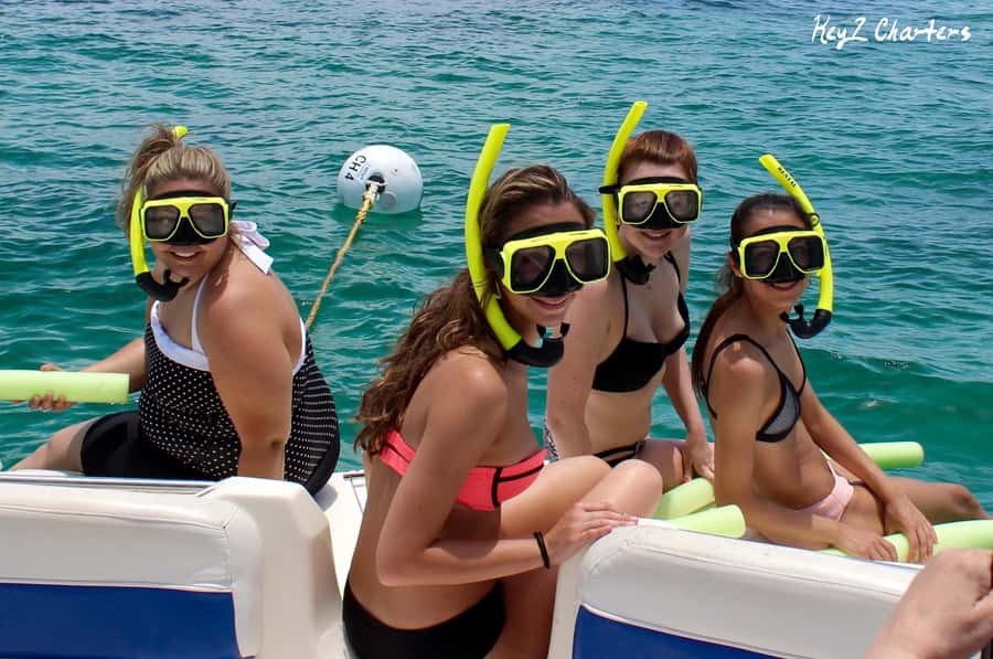 Islamorada: Private Boat Tour with Snorkeling and Sandbar - Snorkeling at Alligator Lighthouse Reef or Cheeca Rocks
