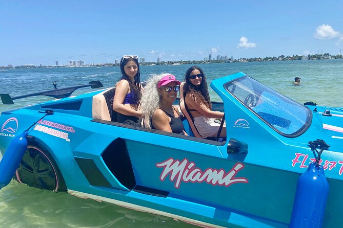Jetcar Miami (Jet ski/jet boat) Rental - How the Jetcar handles as a group activity