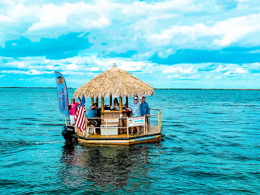 Key Largo: Cruisin' Tikis Key Largo - Day Cruise - A floating tiki bar instead of a standard boat tour