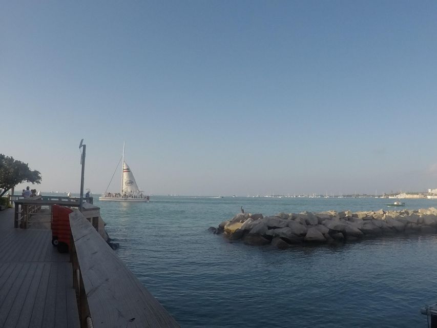 Key West Tour and Coral Reef Snorkeling with Open Bar - The catamaran ride to the coral reef