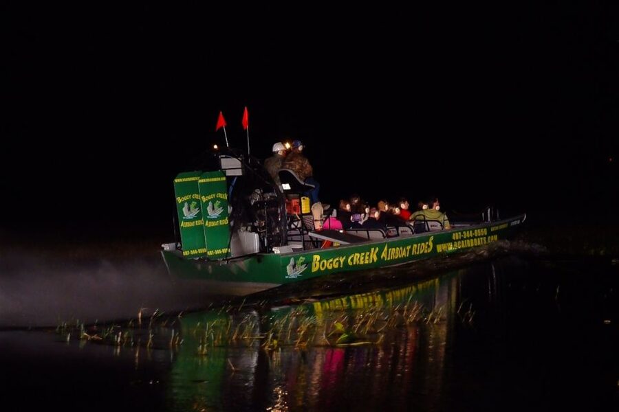 Kissimmee: Boggy Creek Airboats Adventures Night Tour Ticket - Key points to know before you go