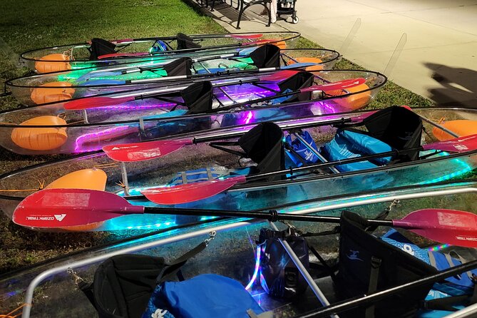 L.E.D. Light Kayak Miami City Lights - Meeting at 122 NW North River Drive